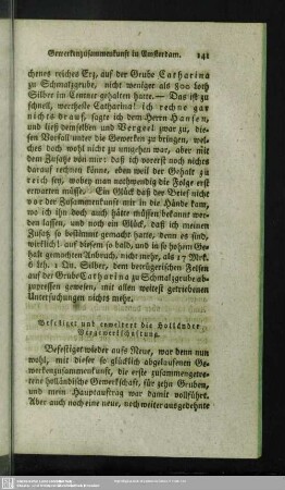 Befestiget und erweitert die Holländer Vergewerkschaftung