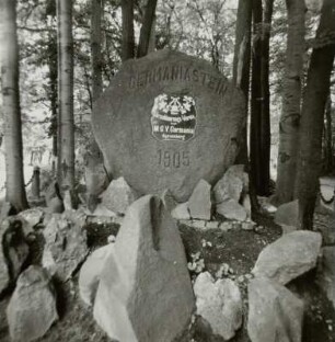 Spremberg. Germaniastein : Spremberg. Germaniastein (1905, Gedenkstein 18. Jahrhundert)
