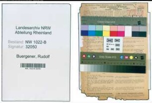 Entnazifizierung Rudolf Buergener , geb. 14.07.1892 (Brauereidirektor)