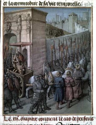 Des cas des nobles hommes et femmes — Paulus Emilius, Folio 187