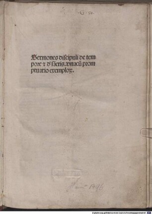 Sermones de tempore