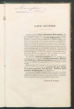 A mis lectores