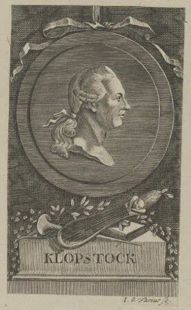 Bildnis von Klopstock
