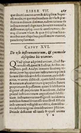 Caput XVI. - Caput XIIX.