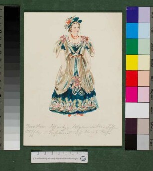 Ballkleid mit Fischmuster
