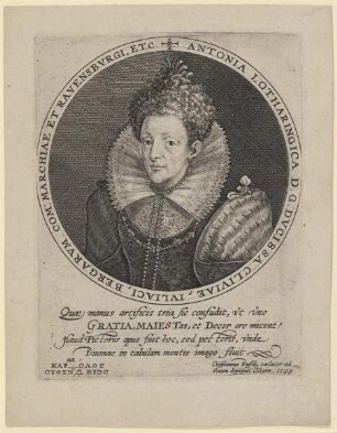 Bildnis der Antonia Lotharingica