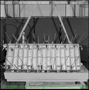Bauteil einer Mixer-Settler-Anlage (Mischabsetzer) in der Wiederaufarbeitungsanlage Karlsruhe (WAK)