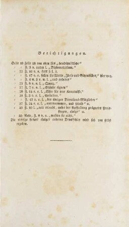 Berichtigungen