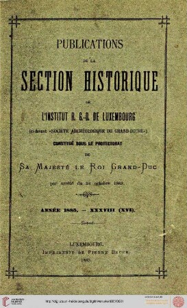 Cartulaire du prieuré de Marienthal (Band 1): 1231 - 1317 (Publications de la Section Historique de l'Institut G.-D. de Luxembourg ; 38)