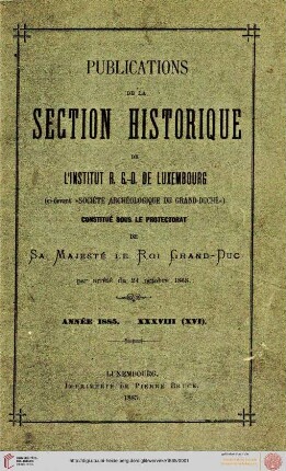 Cartulaire du prieuré de Marienthal (Band 1): 1231 - 1317 (Publications de la Section Historique de l'Institut G.-D. de Luxembourg ; 38)