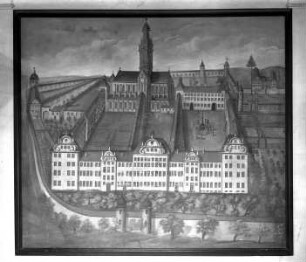 Ansicht der Abtei Salem von Süden