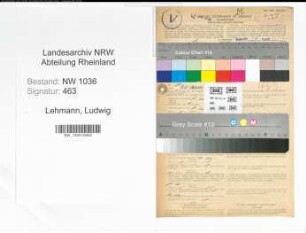 Entnazifizierung Ludwig Lehmann , geb. 15.03.1897 (Steiger)