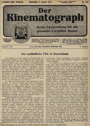 Der ausländische Film in Deutschland
