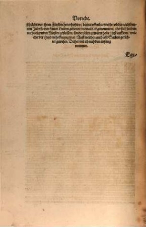 Egesippi, des Hochberühmten Fürtrefflichen Christlichen Geschichtschribers, fünff Bücher: Vom Jüdischen Krieg, vnd endlicher zerstörung der Herrlichen vnd gewaltigen Statt Jerusalem : Jetz newlich auß dem Latein auffs trewlichest verteutschet ...