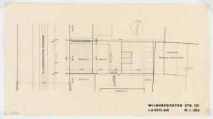 Wohn- und Geschäftshaus Wilmersdorfer Straße 131, Berlin-Charlottenburg: Lageplan 1:200