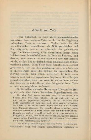 Abreise von Yedo