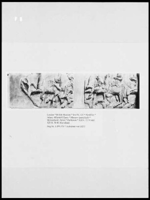 Parthenonfries — Nordfries, Platte XXIV-XXVIII