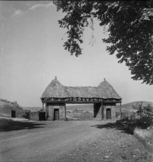 Stadttor : Blick auf das Stadttor von Foumban.
