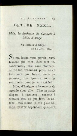 Lettre XXXII.
