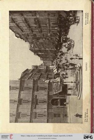 Napoli – Via Roma. – Rue de Rome. – Rome Street – Romstrasse.