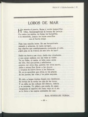 Lobos de mar : [Poema]