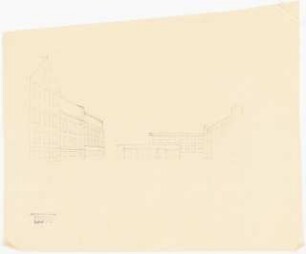 Evangelisches Diakonissenkrankenhaus Bethanien, Berlin-Kreuzberg Umbau. Schwesternhaus: Perspektivische Ansicht