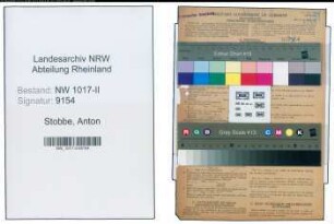 Entnazifizierung Anton Stobbe , geb. 24.12.1904 (Schlosser)