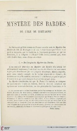 N.S. 18.1868: Le mystère des bardes de l'île de Bretagne, [1]