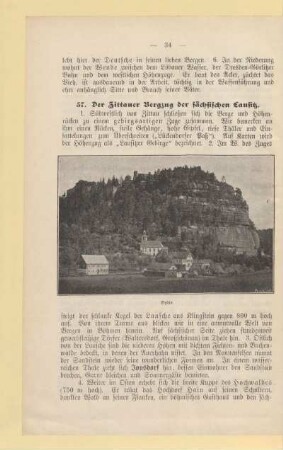 37. Der Zittauer Bergzug der sächsischen Lausitz