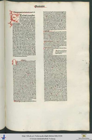 Prologus in Ezechielem prophetam