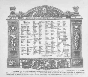Specification, der geschwornen Christen- und Juden-Mäckler. Anno 1735.