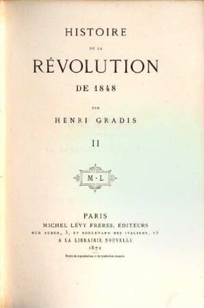 Histoire de la révolution de 1848, 2