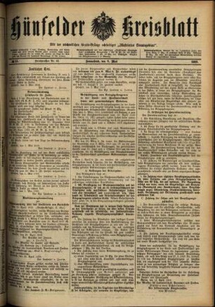 Ausgabe vom Samstag, den 06. Mai 1916.