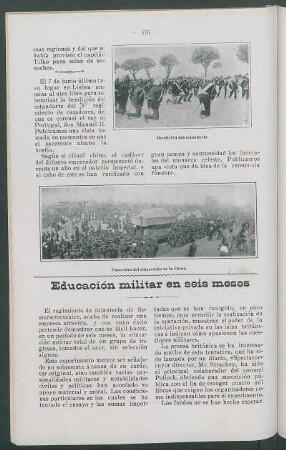 Educación militar en seis meses