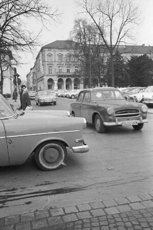 Gefährliche Straßenkreuzung Ecke Erbprinzen-/Ritterstraße.