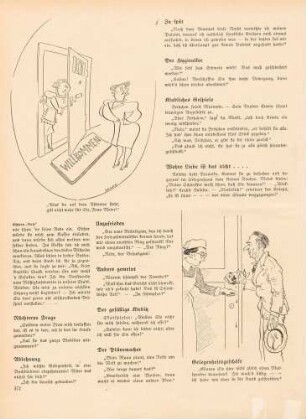 "Was da auf dem Abtreter steht, gilt nicht mehr für Sie, Frau Meier!" "Gelegenheitsgeschäft"