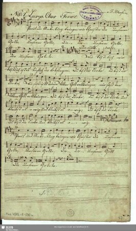 [Coro:] Tenor.
