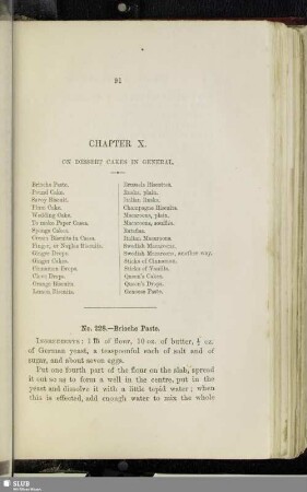 Chapter X. On dessert cakes in general