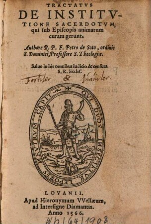 Tractatus de institutione sacerdotum