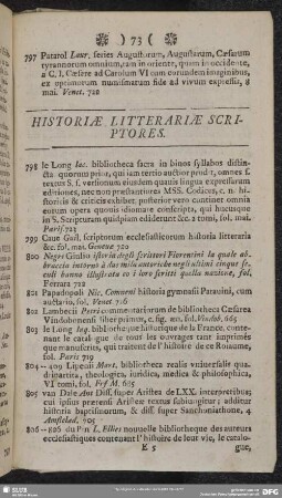 Historiae Litterariae Scriptores