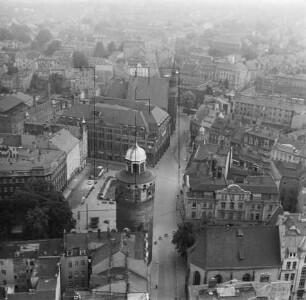 Marienplatz in Görlitz : Blickrichtung Süden