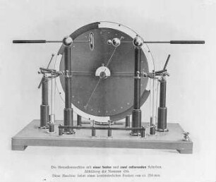 Kondensatormaschine nach Wommelsdorf : Technikgeschichte | Physik | Elektrizität | Hochspannung