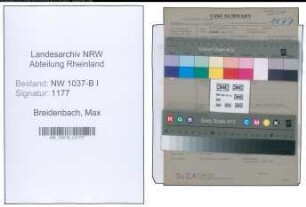 Entnazifizierung Max Breidenbach , geb. 15.10.1904 (Schreiner)