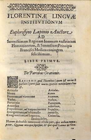 Institutionum Florentinae linguae libri duo