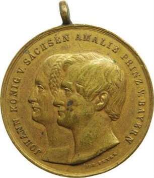 König Johann und Amalie Auguste - Goldene Hochzeit
