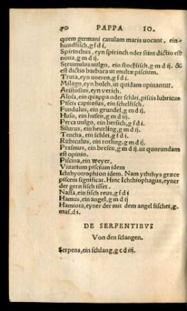 De Serpentibus ...