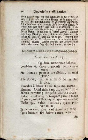 Serm. eod. vers. 64. - Epistol. Lib. I. Epist. 2. vers. 6.