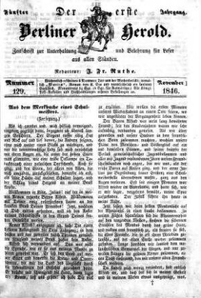 Nummer 129, November 1846
