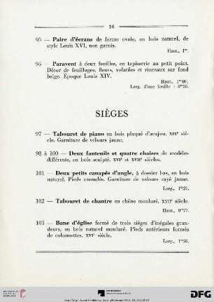 Sièges