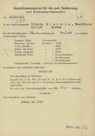 Dieterle, Wilhelm